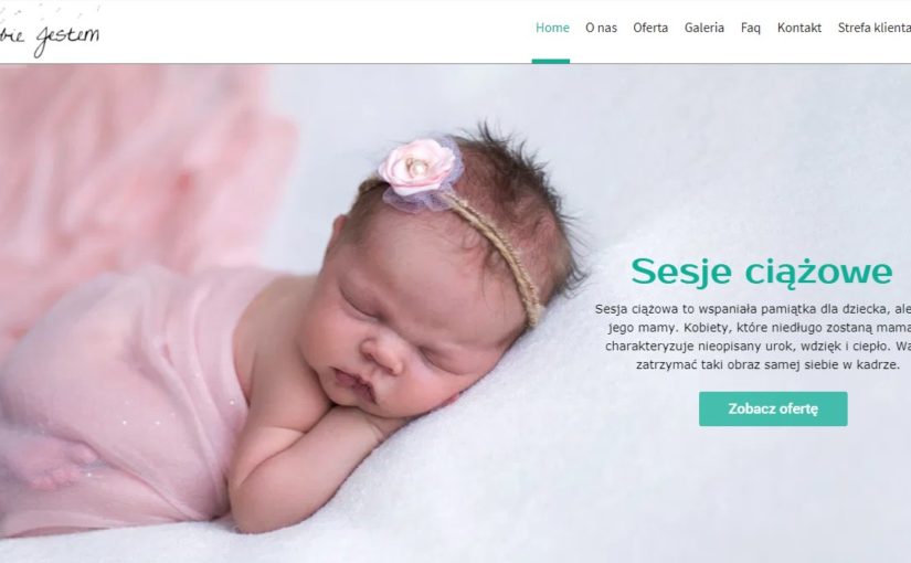 Przyjście na świat dzidziusia to okres niepowtarzalny pożądamy zachować ową chwile.