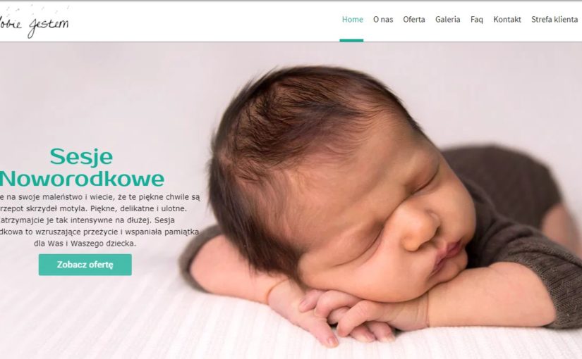 Przyjście na świat dzidziusia to czas nadzwyczajny pożądamy zatrzymać ową chwile.